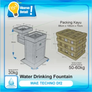 Water drinking fountain DF2 / fountain air siap minum - Inovatif 2 fountain air siap minum