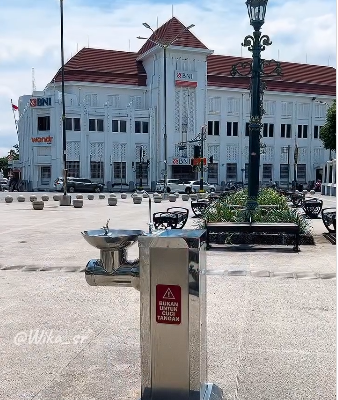 Pemasangan 4 Unit Keran Air Siap Minum (KASM) di Jalan Malioboro, Yogyakarta - Portofolio 1 tokofilterair.com | kran air siap minum